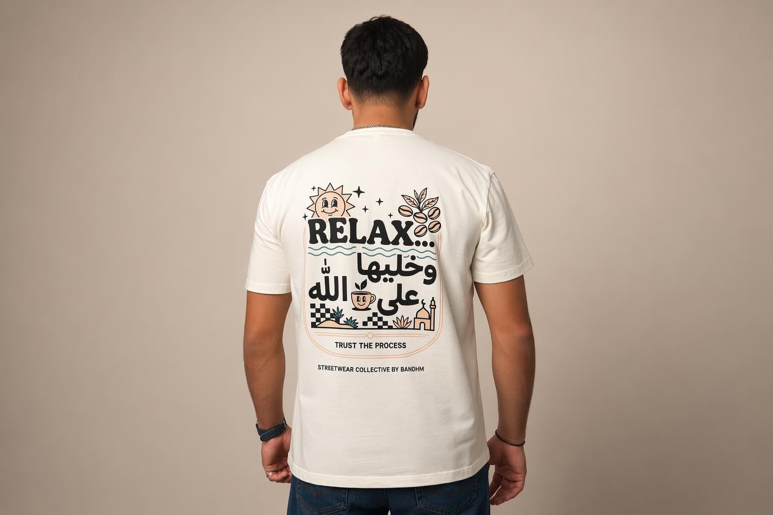 BANDHM Trust Tee — وخليها على الله - BANDHMBANDHM Trust Tee — وخليها على اللهBANDHMBANDHMT - SHIRS
